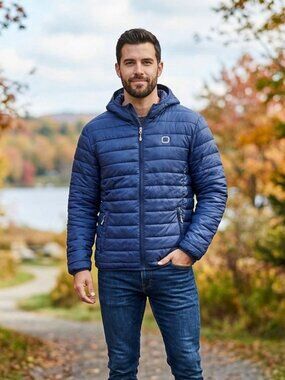Outbound Blue Packable Puffer Jacket